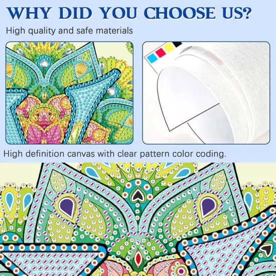 4 Pieces Special Shaped Diamond Painting Kits {4}