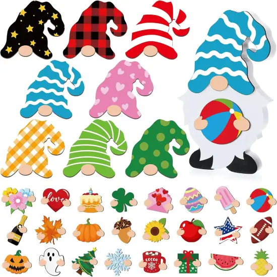 33 Pcs Interchangeable Gnome Decor (Classic) {1}