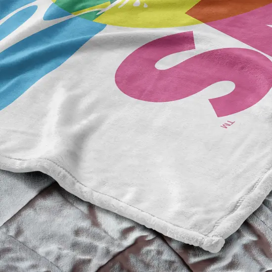 Universal Jaws Silk Touch Throw Blanket CMYK Poster {5}