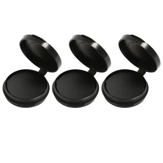 Inkless Fingerprint Pad with Adhesive, Black, Pack of 3 {1}