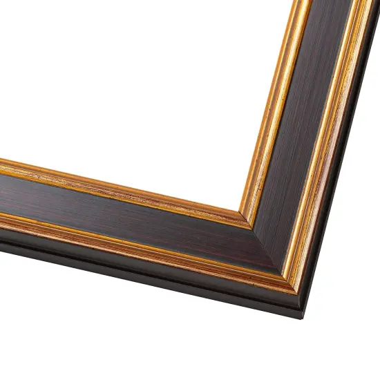 Panoramic Weathered Gold Picture Frame - UV Acrylic, Foam Board Backing, Hanging Hardware {3}