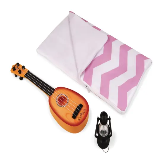 Badger Basket Camping Adventures Doll Tent Set with Accessories - Lavender/White {5}