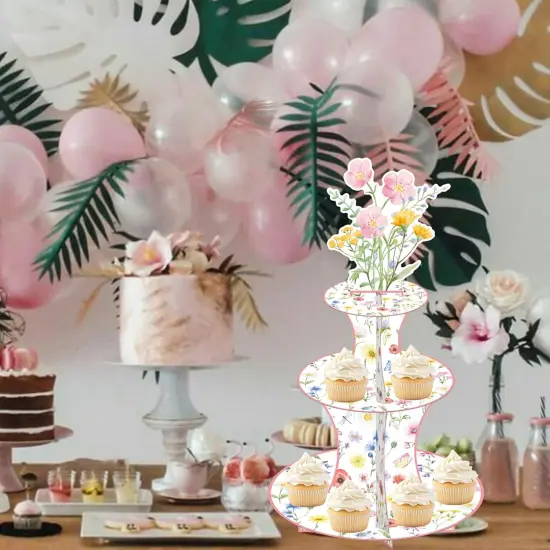 Wildflower Cupcake Stand {3}