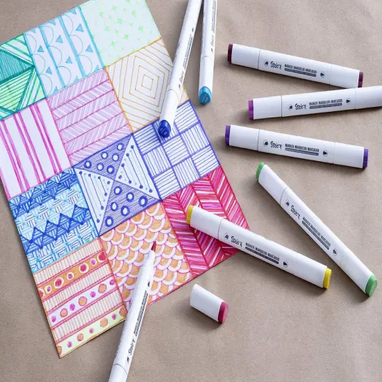 48 Pieces Alcohol-Based Marker Set {4}