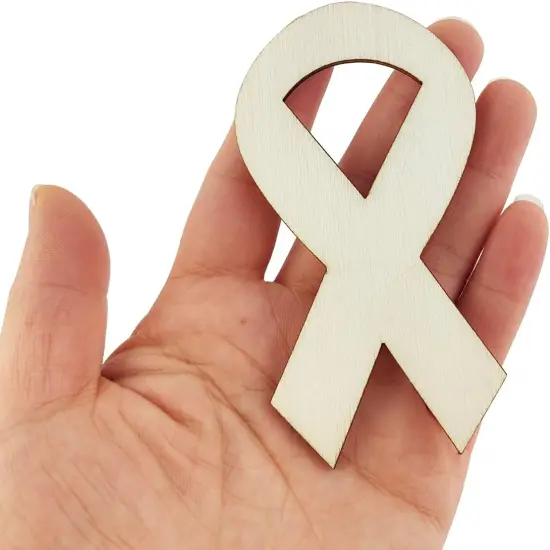 30 Pack 4 Inch Wood Ribbon Cutouts Cross Tie Crafts {2}