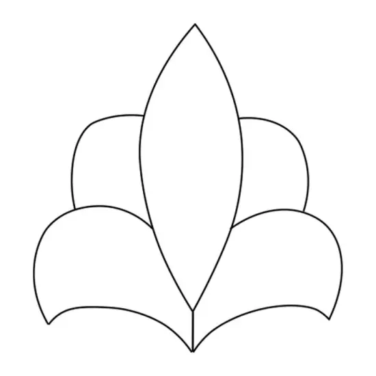 4-3/4" x 5" Clear Glass Bevel Cluster 3 {1}