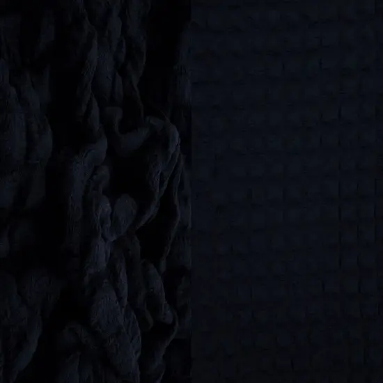 1 Yard Lady Crush Woven Jacquard Fabric, 62&Prime; Wide Polyester Spandex Blend BLACK {3}