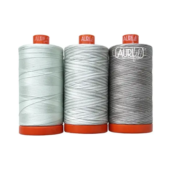 Aurifil Frangipani Thread Set by Aurifil | (3 50wt Cotton Large Spools) {3}
