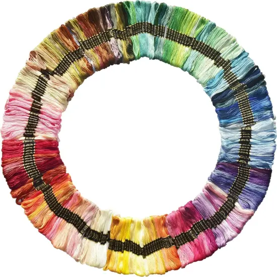 Embroidery Floss Rainbow Color {1}
