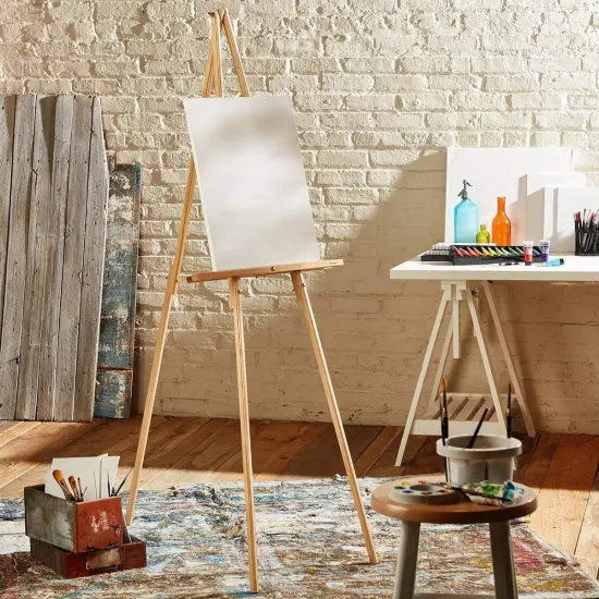 KINGART&reg; Wood Floor Standing Easel 65&rdquo; {2}