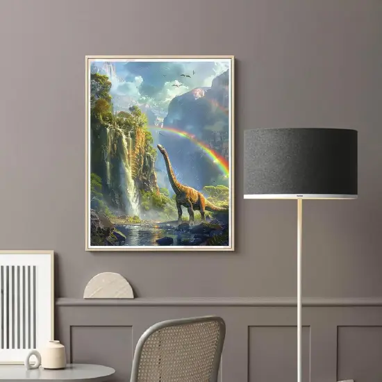 Dinosaur Diamond Painting Kits - 12x16 Inch {3}