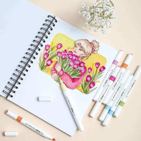 Markers for Adult Coloring Books No Bleeding 140 Colors {4}