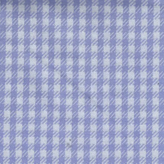 1 Yard Textured Double Knit Jacquard Plaid Fabric Stretch Polyester Rayon 58/60 Inches Wide Blue Lt {1}