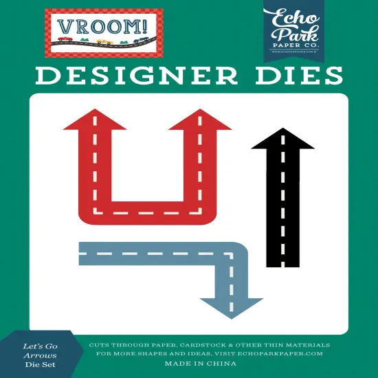 Vroom! Medium Die Set-Let's Go Arrows {1}