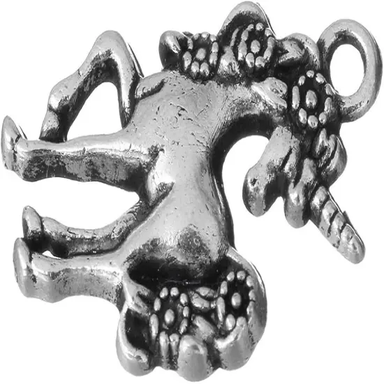 50pcs Unicorn Charms Pendants {4}