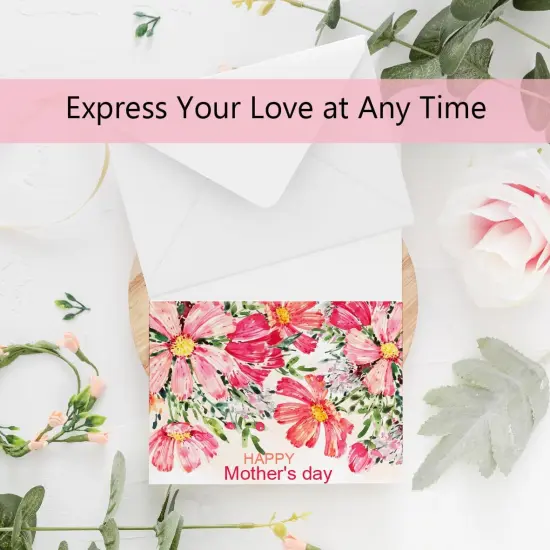 50 Pack Blank Watercolor Cards with Envelopes {3}