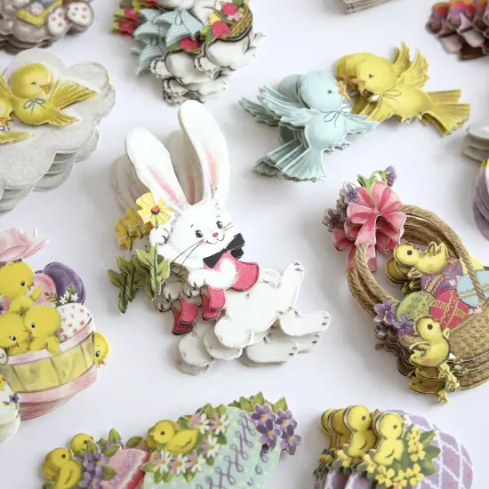 Bunnies and Chicks Embellishment Stickers {4}