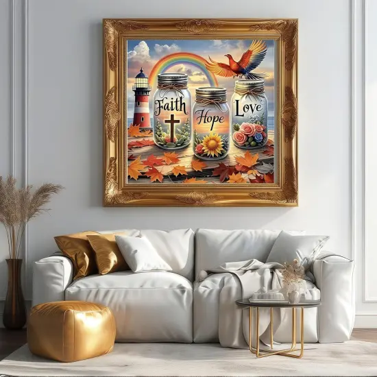 Wishing Bottle Diamond Painting Kits - 13.7x13.7 Inch {2}