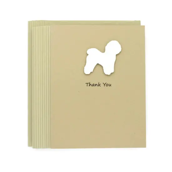 Bichon Frise Thank You Cards {1}