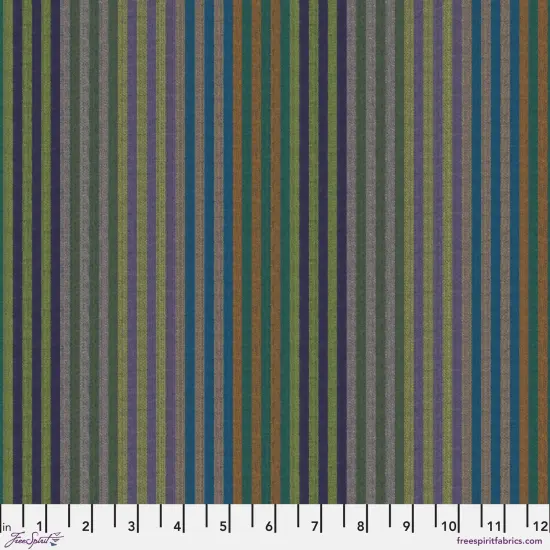 Caterpillar Stripe in Dark (wsgp001.dark) | Woven Stripes | Kaffe Fassett | Free Spirit {1}