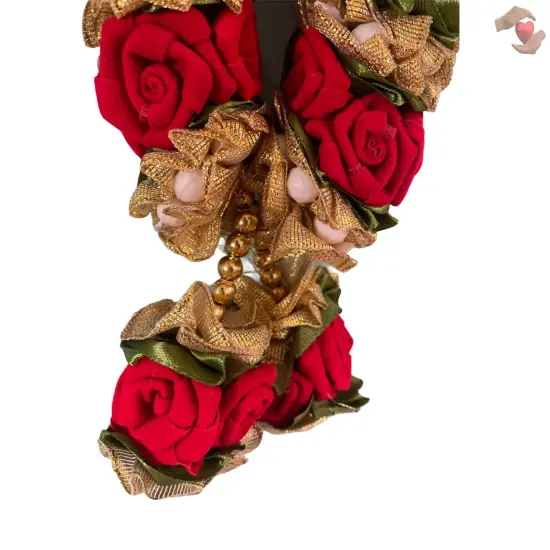 Varmala for Wedding Artificial Mala for Bride and Groom Indian Milni Mala Wedding Garland Haar 24 Inch Muslim Punjabi Jaimala Nikkah {6}