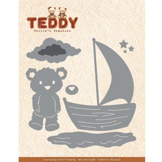 Find It Trading Berries Beauties Die-Teddy And The Boat, Teddy {1}