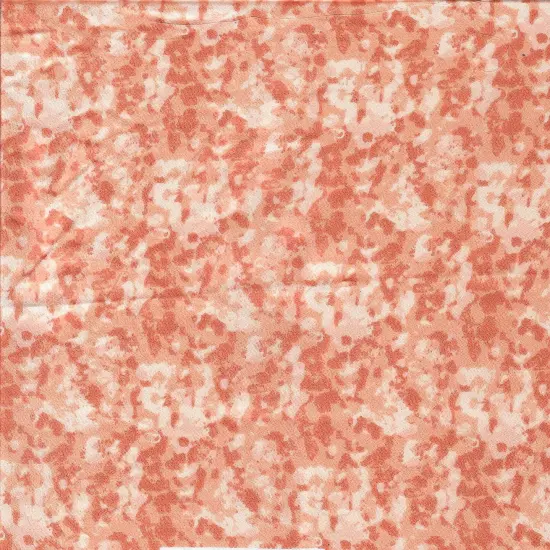 1 Yard Bubble Satin Abstract Print Fabric, 57/58&Prime; Wide Polyester Spandex Blend CORAL LT {2}
