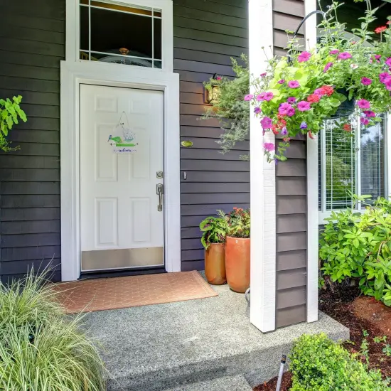 Spring Summer Welcome Door Hanger 3D Wooden Sign Decor {4}