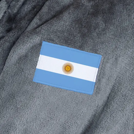 Country Flag Silk Touch Robe Argentina {4}