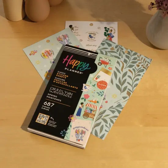 Happy Planner Classic Sticker Value Pack 30/Pkg-Spring {4}