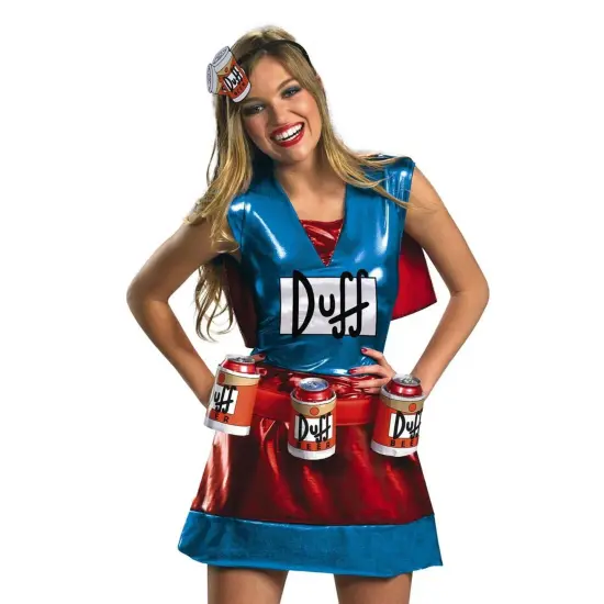 The Simpsons Duffwoman Deluxe Adult Costume {3}