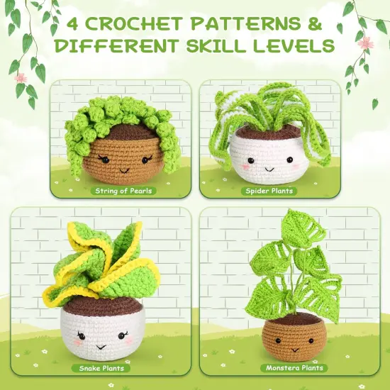 Crochet Plants Indoor Home Kit {3}