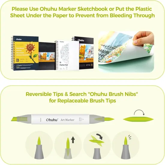 168-color - Alcohol Markers Brush Tip {5}