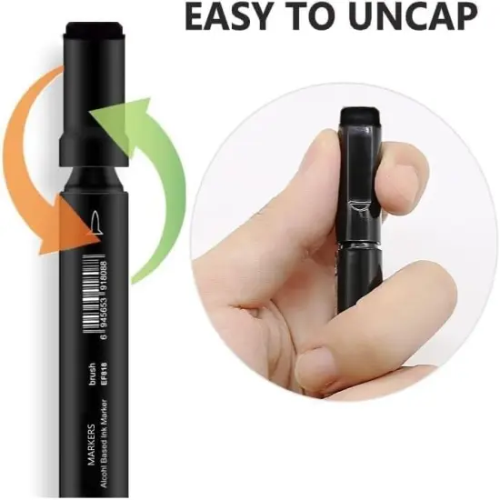 6 Pack Colorless Blender Alcohol Markers {4}