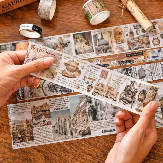 18 Rolls Vintage Washi Tape Pack (Past Events) {4}