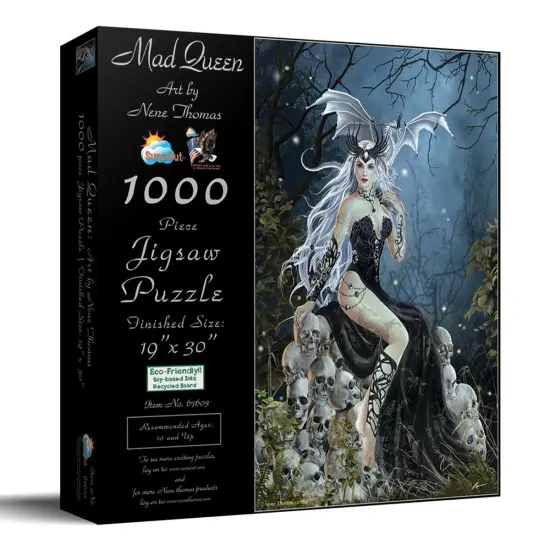 Sunsout Mad Queen 1000 pc Halloween Jigsaw Puzzle 67603 {3}