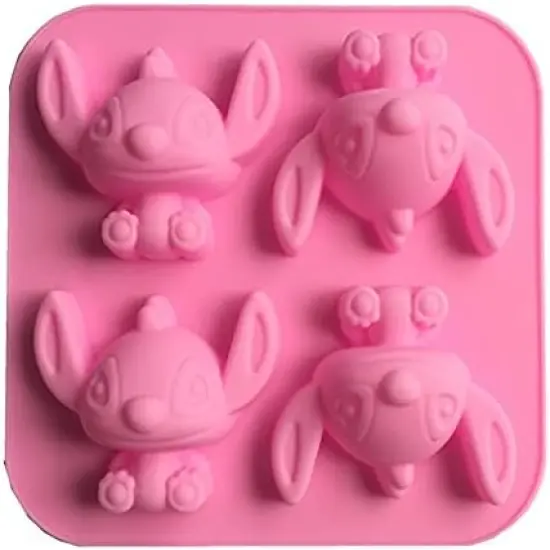 4 Cavity Star Baby Silicone Mold {1}