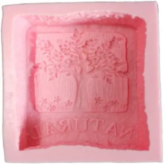 Flowers Silicone Soap Mold - (4PCS Tree) {3}