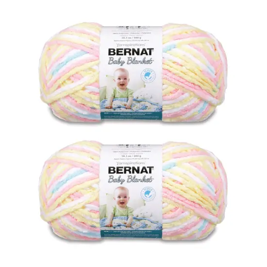 Bernat Baby Blanket Big Ball Yarn 24 Pack-Pitter Patter {1}