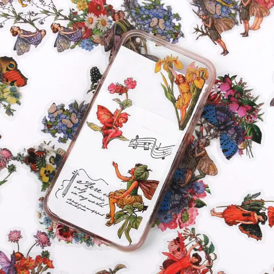 180 Pieces Vintage Fairy Stickers Scrapbook Supplies {3}