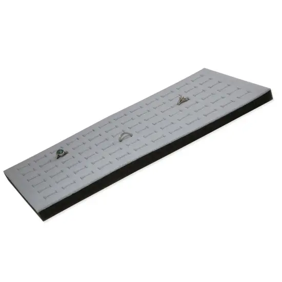 JewelrySupply Foam Ring Pad Standard Size Grey (Holds 72 Rings) {3}
