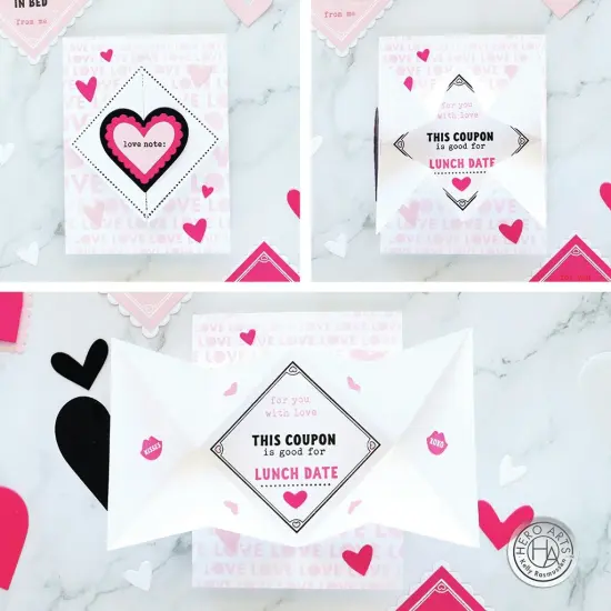 Hero Arts Fancy Dies-Folded Love Note {6}