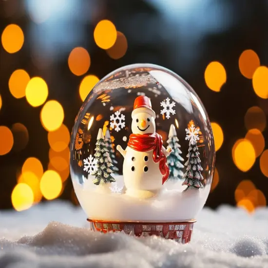 160PCS Snowflake Ornaments Decorations - White {4}