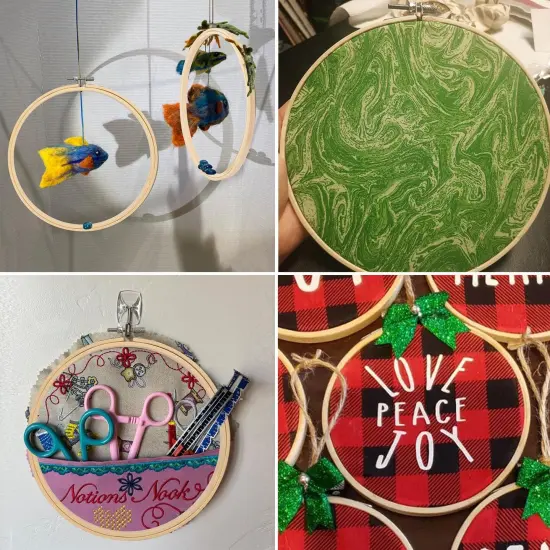 Decorative Embroidery Hoop 17 PCS 8 inch {5}