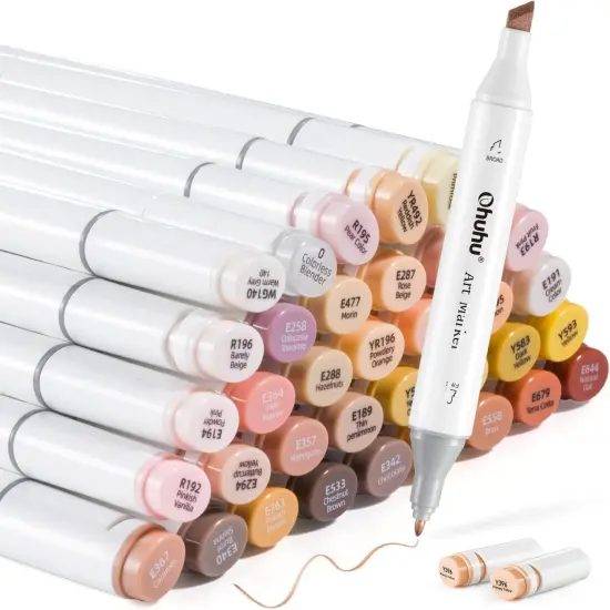 Alcohol Markers Skin Tones Double Tipped {1}
