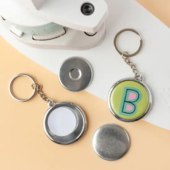 We R Button Press Keychain Kit-Makes 2 {6}
