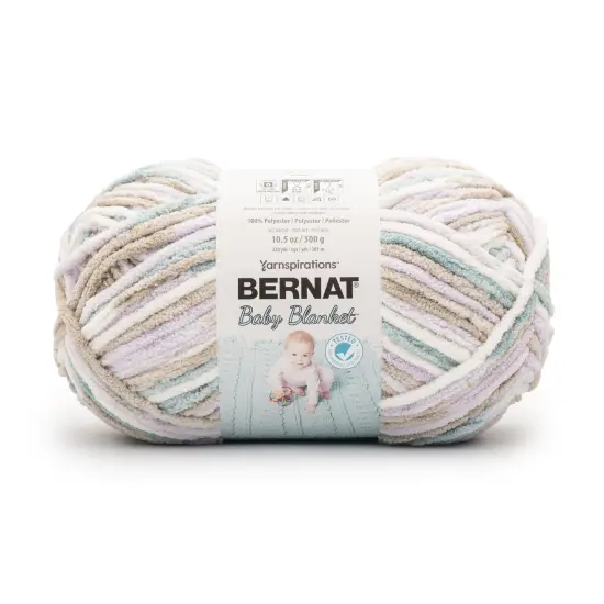 Bernat Baby Blanket Big Ball Yarn 24 Pack-Cloud Nine {3}