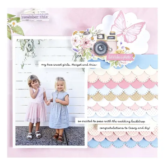 Spellbinders Etched Dies Vintage Flower Shoppe-Stitch and Dots {4}