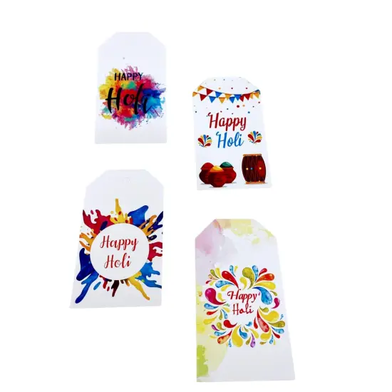 Set of 10 Happy Holi Tags, Holi Gift, Holi Gift Tags {2}