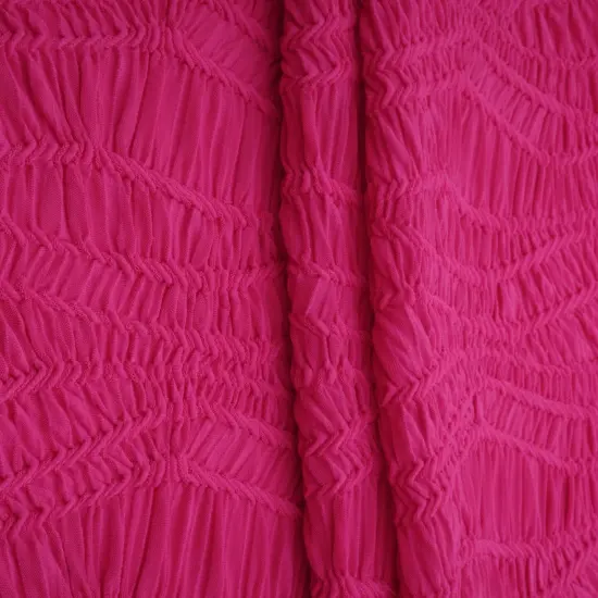 1 Yard Dusk Knit Jacquard Fabric Stretch Polyester Spandex 58/60 Inches Wide NAVY {4}